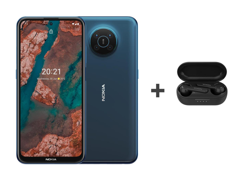 Nokia X20 Dual SIM 8/128 niebieski 5G+Nokia Lite Earbuds